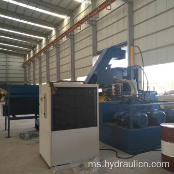 Mesin Press Briquetting Steel Chips Automatik Untuk Peleburan